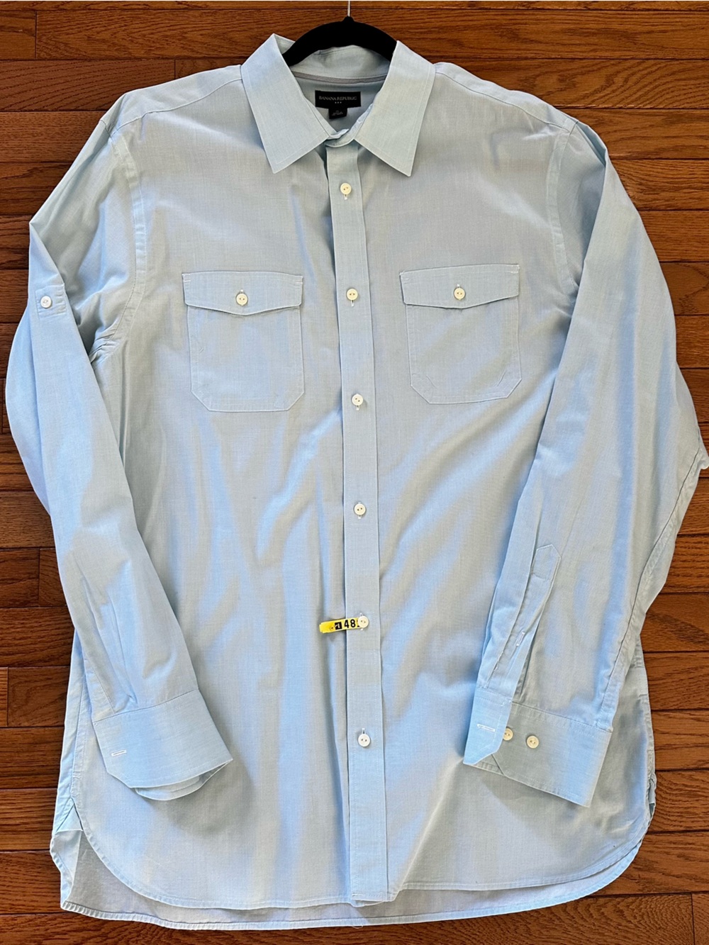 Banana Republic Men's Button Down Shirt Size XL mens cotton blue preppy
